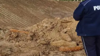 Remontowali torowisko na Mazurach. Natknęli się na groźne znalezisko