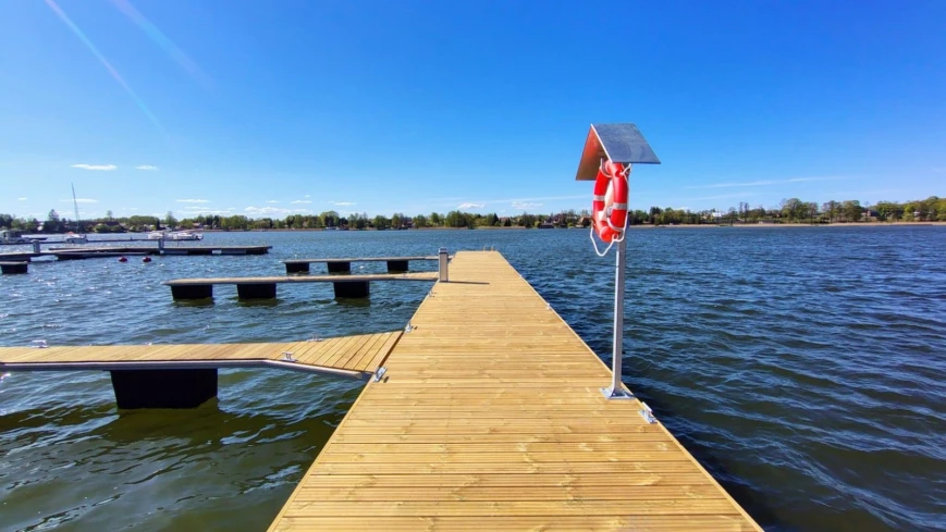 Pomosty Pływające Karos - kolejna realizacja na szlaku Wielkich Jezior Mazurskich