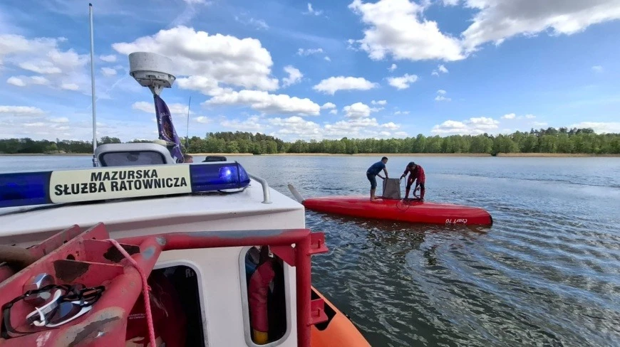 Było bezpiecznie. Ratownicy wodni na Mazurach podsumowali majówkę