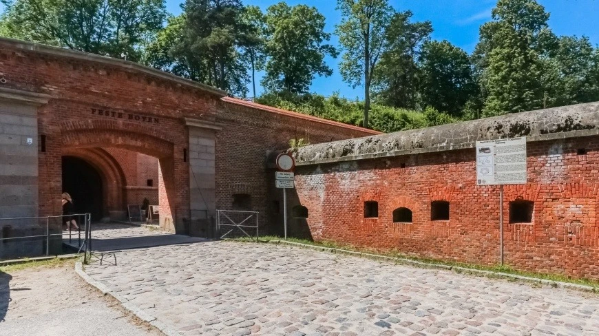 Twierdza Boyen w Giżycku na Mazurach.