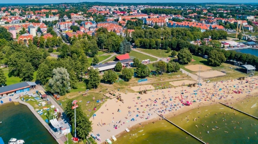 Giżycko na Mazurach.