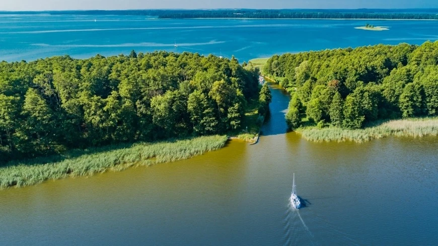 Zielona Infrastruktura Wielkich Jezior Mazurskich – rusza drugi etap modernizacji szlaku wodnego