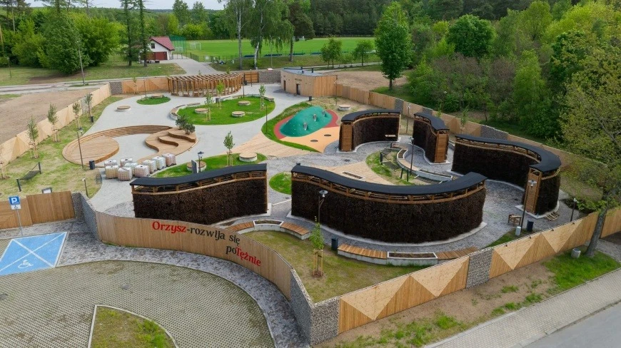 Tężnia solankowa w Orzyszu – kandydat do Green Cities Europe Award 2025