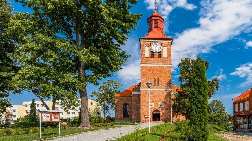 To najstarszy tego typu instrument na Mazurach. Znajduje się w kościele w Węgorzewie
