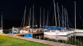 Zdjęcia nocne w porcie Ruciane Park - zdjęcie 18