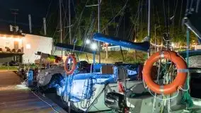 Zdjęcia nocne w porcie Ruciane Park - zdjęcie 12