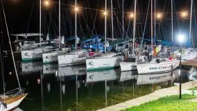 Zdjęcia nocne w porcie Ruciane Park - zdjęcie 4