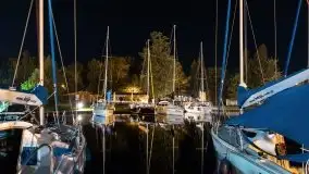 Noc w porcie Keja w Węgorzewie, sierpień 2021 - zdjęcie 32