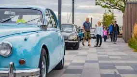 Zlot zabytkowych aut przy restauracji Nóż w wodzie w Mikołajkach - zdjęcie 61