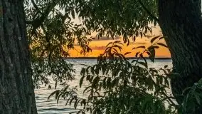 Zachód słońca nad jeziorem Dargin, wrzesień 2021 - zdjęcie 22