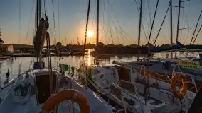 Zachód słońca nad jeziorem Bocznym, Tło Dla Mew, wrzesień 2021 - zdjęcie 21