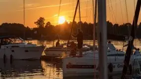 Zachód słońca nad jeziorem Bocznym, Tło Dla Mew, wrzesień 2021 - zdjęcie 29