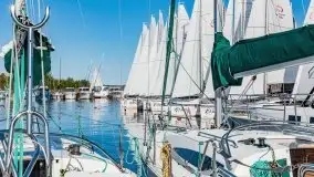 Suszenie żagli nad jeziorem Niegocin, Wilkasy - zdjęcie 19