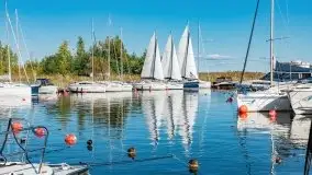 Suszenie żagli nad jeziorem Niegocin, Wilkasy - zdjęcie 53