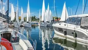 Suszenie żagli nad jeziorem Niegocin, Wilkasy - zdjęcie 12