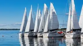 Suszenie żagli nad jeziorem Niegocin, Wilkasy - zdjęcie 59