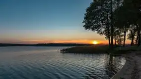 Wrześniowy zachód nad jeziorem Kisajno, widziany ze Strandy - zdjęcie 22
