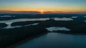 Wrześniowy zachód nad jeziorem Kisajno, widziany ze Strandy - zdjęcie 21