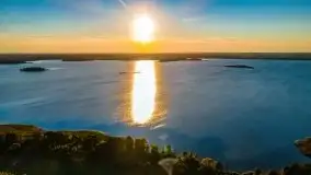 Zachód słońca nad jeziorem Dobskim, wrzesień 2021 - zdjęcie 31