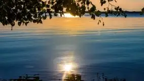 Zachód słońca nad jeziorem Dobskim, wrzesień 2021 - zdjęcie 4