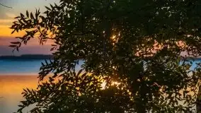 Zachód słońca nad jeziorem Dobskim, wrzesień 2021 - zdjęcie 27