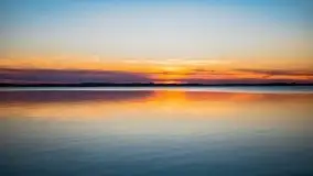 Zachód słońca nad jeziorem Dobskim, wrzesień 2021 - zdjęcie 12