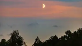 Zachód słońca nad jeziorem Dobskim, wrzesień 2021 r. - zdjęcie 23