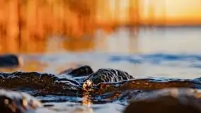 Zachód słońca, Giżycko, jezioro Niegocin, październik 2021 r. - zdjęcie 24