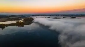 Październikowy wschód słońca, mgły i szron - zdjęcie 29