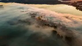 Październikowy wschód słońca, mgły i szron - zdjęcie 62