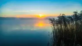 Październikowy wschód słońca, mgły i szron - zdjęcie 23