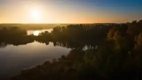 Wschód słońca nad jeziorem Kruklin, październik 2021 r. - zdjęcie 36