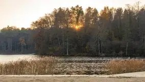 Zachód słońca i jesienne Ruciane Park  - zdjęcie 11