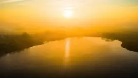 Wschód słońca nad jeziorami Niegocin i Grajewko w Bystrym - zdjęcie 8