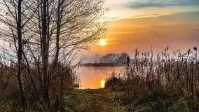 Wschód słońca nad jeziorami Niegocin i Grajewko w Bystrym - zdjęcie 17