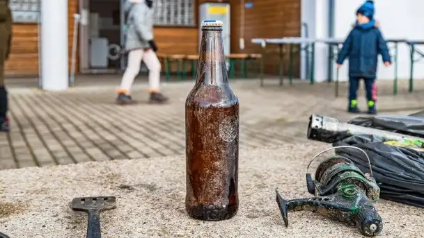 Fotorelacja z sprzątania dna w Ekomarinie Giżycko - zdjęcie 10