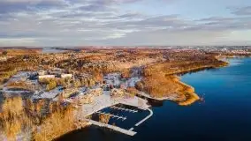 Grudniowy wschód słońca nad jeziorem Niegocin - zdjęcie 6