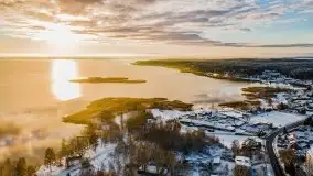 Grudniowy wschód słońca nad jeziorem Niegocin - zdjęcie 21