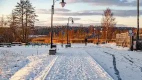 Grudniowy wschód słońca nad jeziorem Niegocin - zdjęcie 61