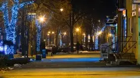 Nocne Giżycko gotowe na święta, grudzień 2021 - zdjęcie 2