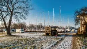 Grudniowy, zimowy port w Sztynorcie - zdjęcie 10