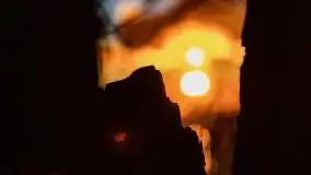 Grudniowy zachód słońca nad jeziorem Kisajno 2021 - zdjęcie 31