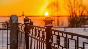 Wschód słońca nad jeziorem Niegocin, krzyż św. Brunona - zdjęcie 38