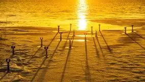 Wschód słońca nad jeziorem Łabap w Radziejach - zdjęcie 50