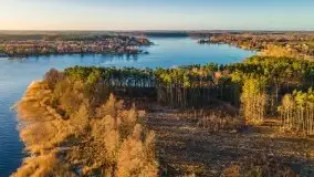 Wschód słońca nad jeziorami Boczne i Niegocin, styczeń 2022 r. - zdjęcie 20