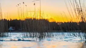 Wschód słońca nad jeziorami Boczne i Niegocin, styczeń 2022 r. - zdjęcie 12