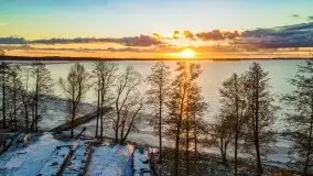 Styczniowe słońce, jezioro Dargin i kra... - zdjęcie 12