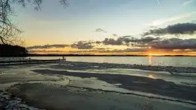 Styczniowe słońce, jezioro Dargin i kra... - zdjęcie 36