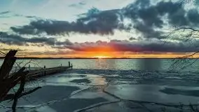 Styczniowe słońce, jezioro Dargin i kra... - zdjęcie 43