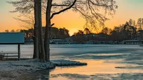 Wschód słońca w Strandzie nad jeziorem Kisajno - zdjęcie 16